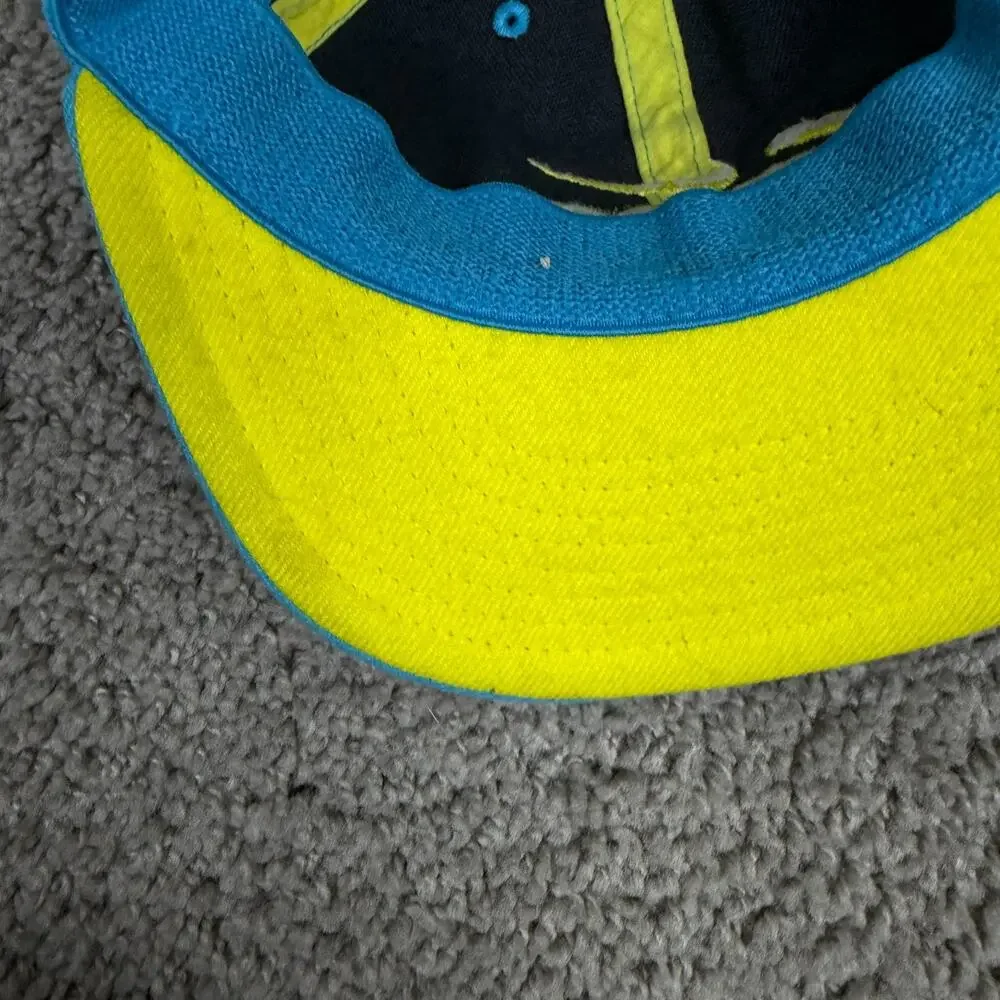 Nike 6.0 Hat Boys 8-20 Blue Yellow Swoosh Fitted Baseball Cap Casual Youth